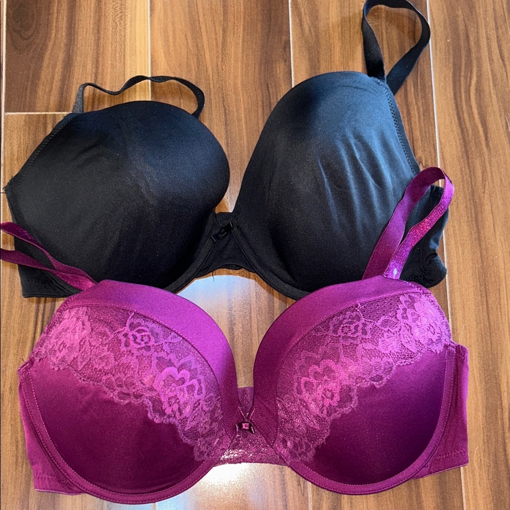 40D Maidenform lightly padded push-up bra set